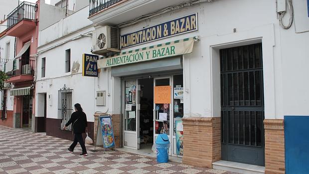 Bazar donde se produjo el primer atraco