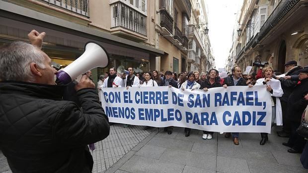 Una de las protestas de los trabajadores en 2014