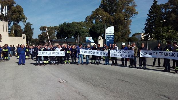 Navantia retoma sus movilizaciones al asegurar que se encuentra en quiebra técnica