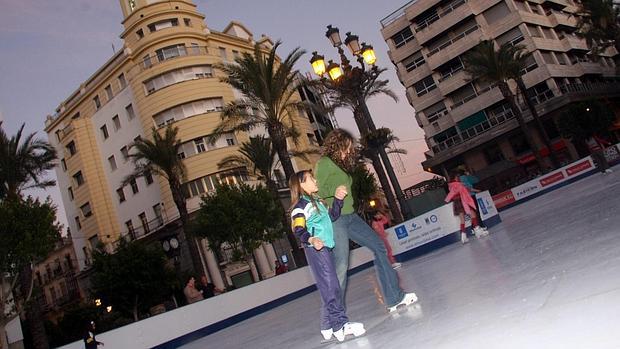 Jerez se quedará estas navidades sin pista de hielo