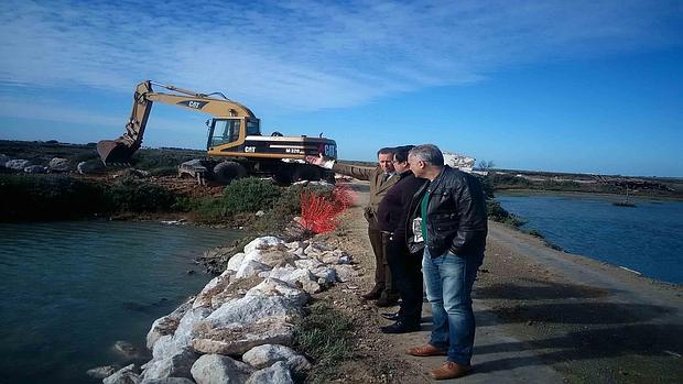 Visita a las actuaciones que se están realizando en las parcelas del Parque Natural