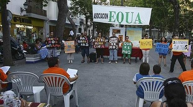 Manifestación de Equa en 2008