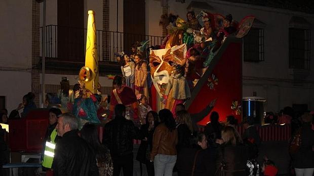 Una de las carrozas de la Cabalgata de Écija