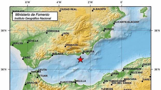 Se registran 250 réplicas tras el terremoto de Melilla