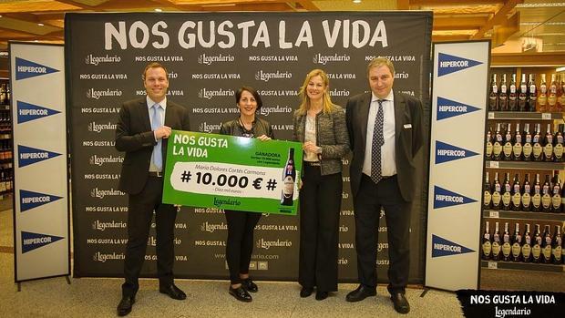 María Dolores Cortés gana el premio &#039;10.000 euros con Legendario&#039;