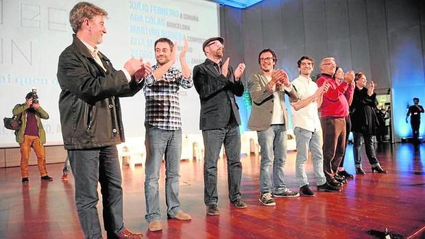 Acto en el Palacio de Congresos de La Coruña el 28 de noviembre. Encuentro de alcaldes por el cambio con presencia de Kichi