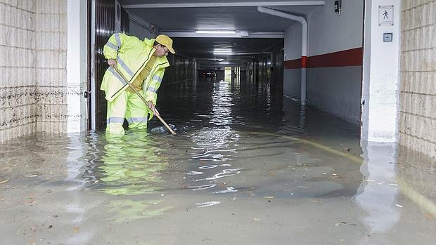 El temporal de lluvia pone en alerta amarilla la provincia de Cádiz