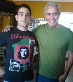 Junto a Diego Cañamero