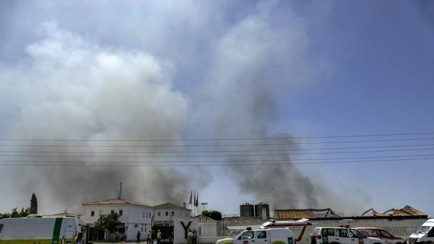 Así ha quedado la fábrica de Ybarra tras el incendio