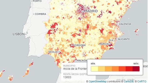 Pueblo rico, pueblo pobre: Así se distribuye la riqueza en la provincia de Cádiz