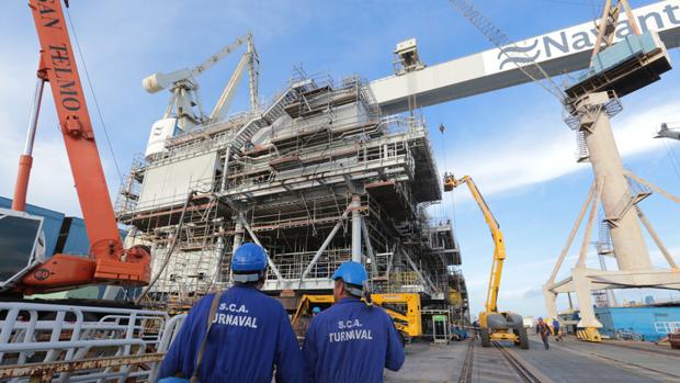 Navantia entrega la obra a Iberdrola con la mirada puesta en un nuevo contrato