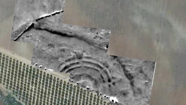 Conjunto de zanjas circulares de la Edad del Cobre hallado en Carmona