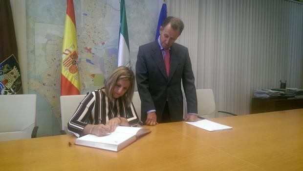 Irene García destaca el apoyo de la Diputación al modelo de ciudad que busca el Ayuntamiento de Chiclana