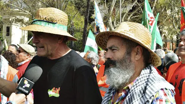 Diego Cañamero y Juan Manuel Sánchez Gordillo