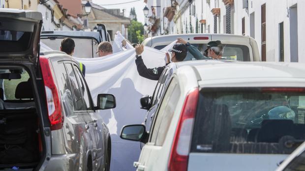 La Policía, en el lugar de los hechos