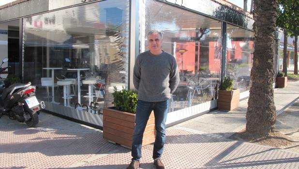 Antonio Monge, propietario de Caffe 11, en Lebrija