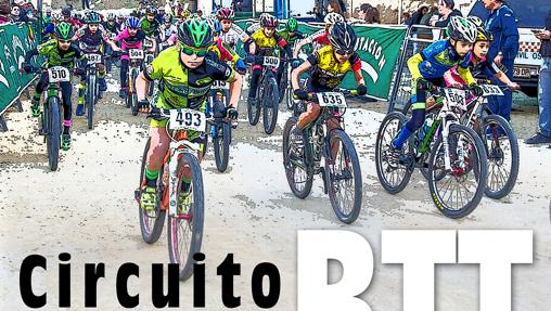 Cartel del Circuito BTT organizado por la Diputación de Sevilla