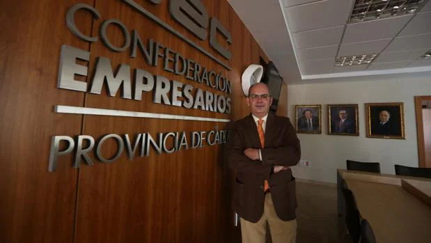Sánchez Rojas, en la sede de la CECen Cádiz