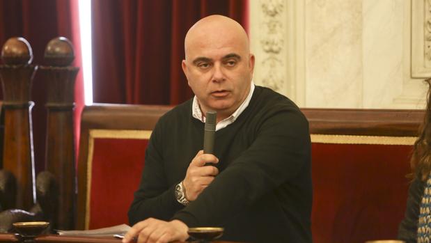 David Navarro, concejal de Hacienda del Ayuntamiento de Cádiz