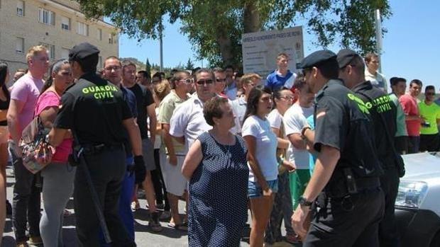 Manifestación vecinal contra el clan de Los Chorizos de Estepa