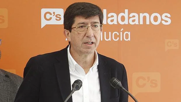 El presidente de Cs en el Parlamento andaluz, Juan Marín