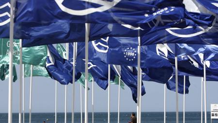 Las banderas azules que ondean en las playas de Cádiz