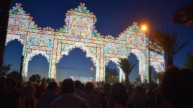 Acto de inauguración del alumbrado de la Feria de Chiclana 2017