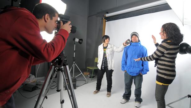 Alumnos del ciclo formativo de fotografía en Jerez