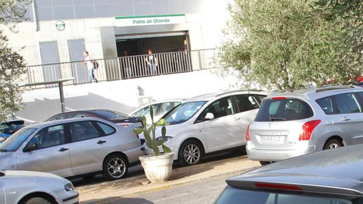 Vista de la estación de Metro Pablo Olavide