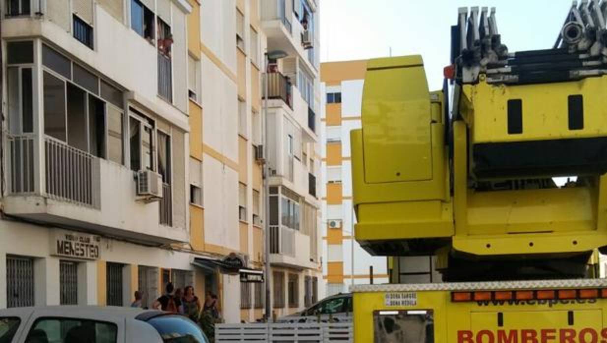 La calle se encuentra en una zona céntrica de El Puerto