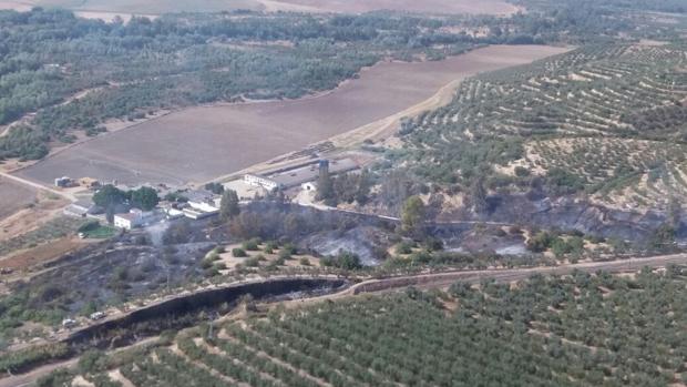 Se restablece el servicio ferroviario entre Benacazón y Aznalcázar por haberse estabilizado el incendio