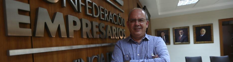 El presidente de los empresarios gaditanos, Javier Sánchez Rojas.