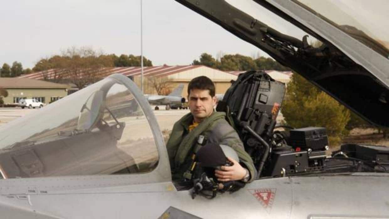 El capitán del Ejército del Aire Borja Aybar