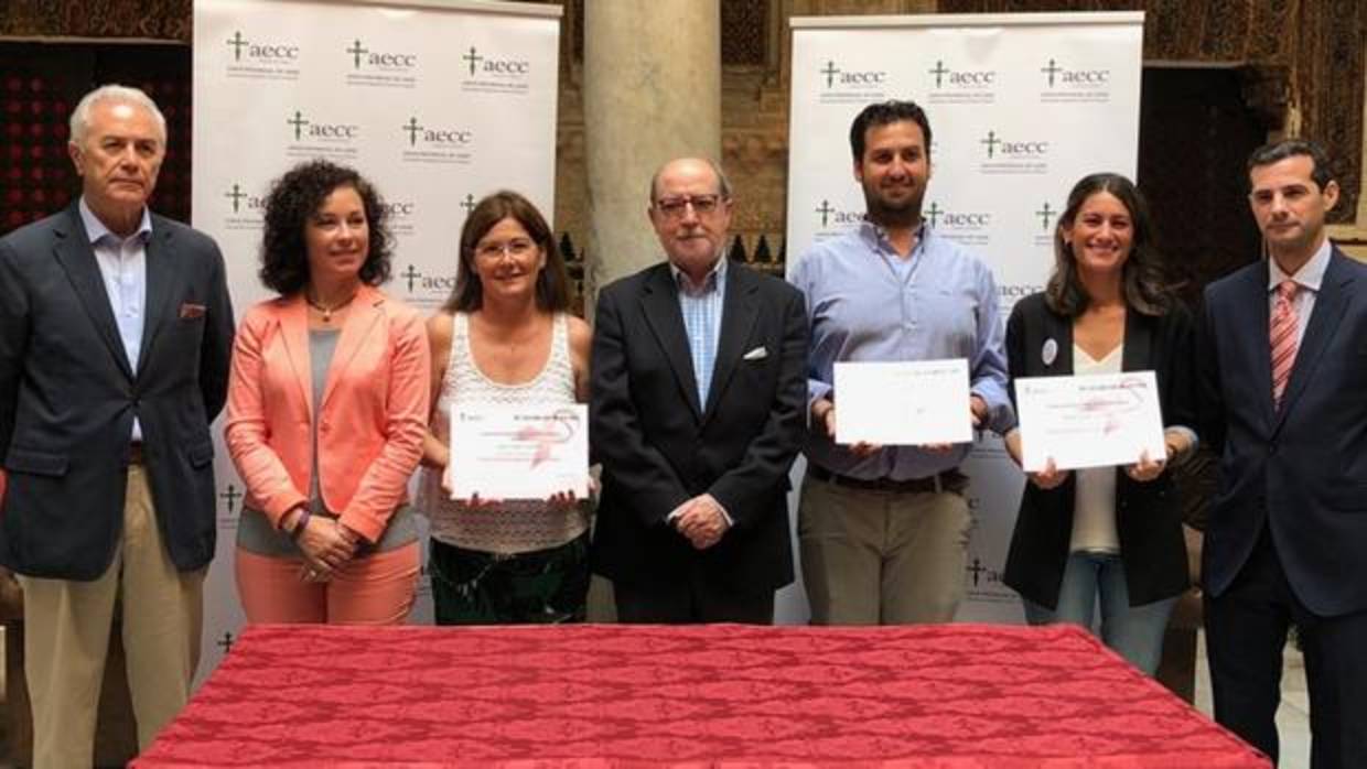 Los premiados de este primer certamen de escaparatismo