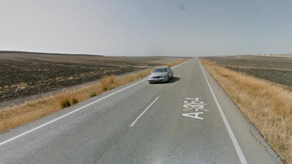 Carretera A-364 con dirección a Marchena