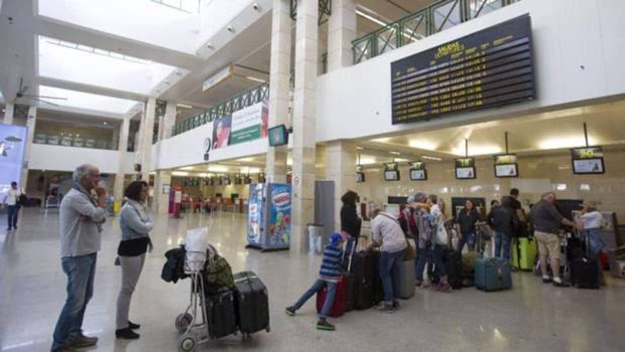 Recepción del aeropuerto de Jerez