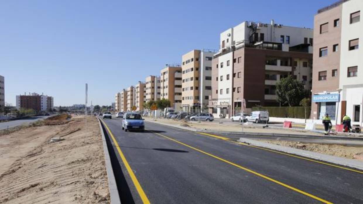 Varios coches circulan ya de manera provisional por un tramo de la Ronda Sur