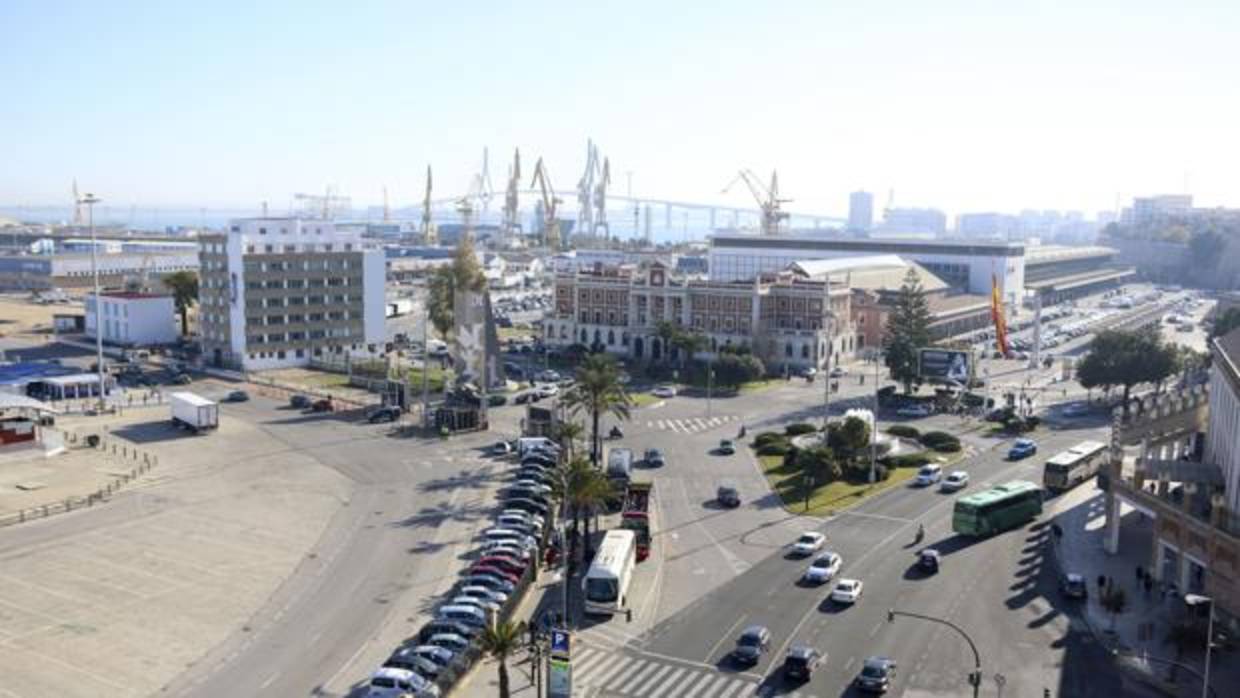 Vista general de la Plaza de Sevilla.