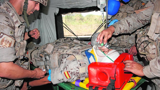 Enfermeros en la primera línea de combate