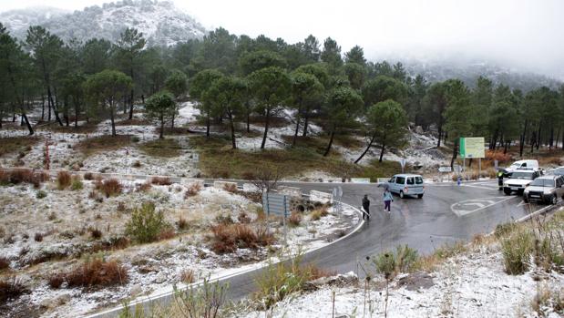 Varias carreteras de Cádiz y Granada permanecen cerradas por el temporal de nieve en Andalucía