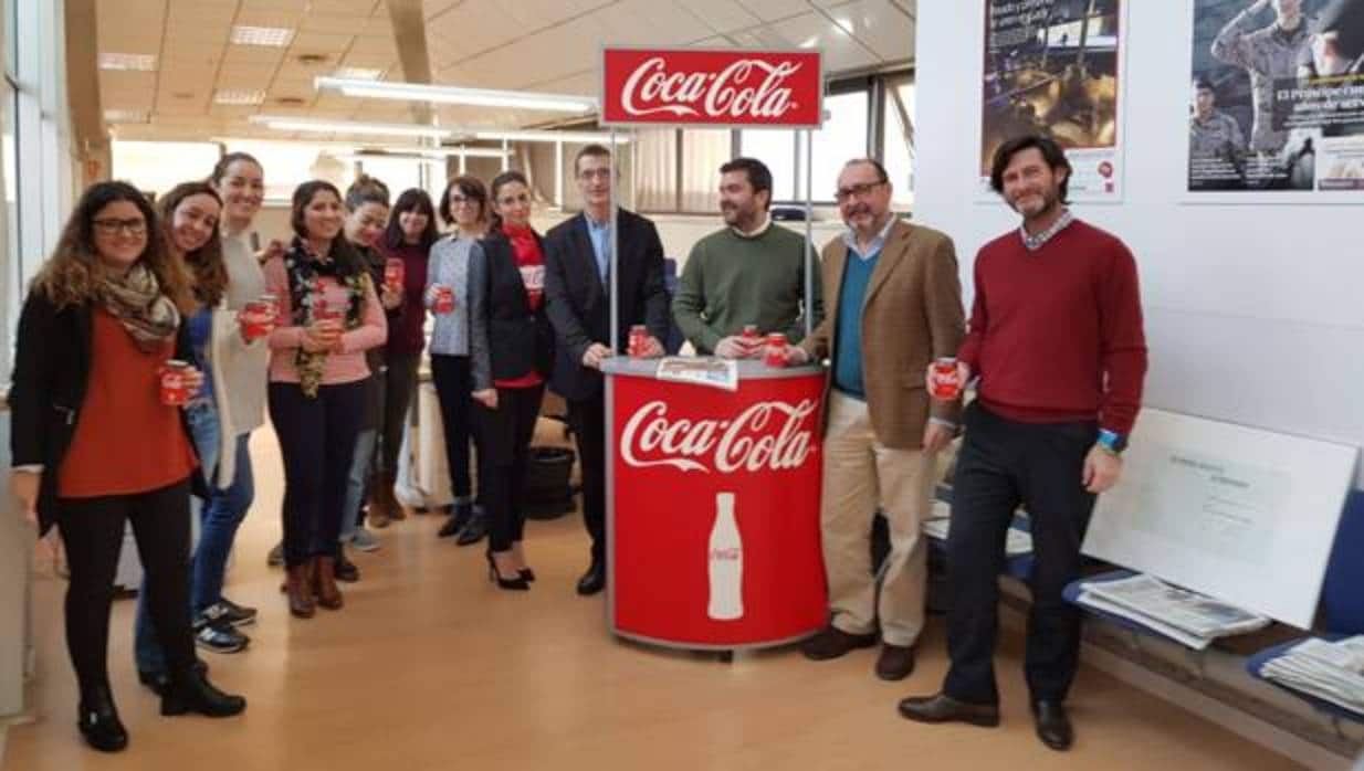 Coca Cola visita La Voz de Cádiz