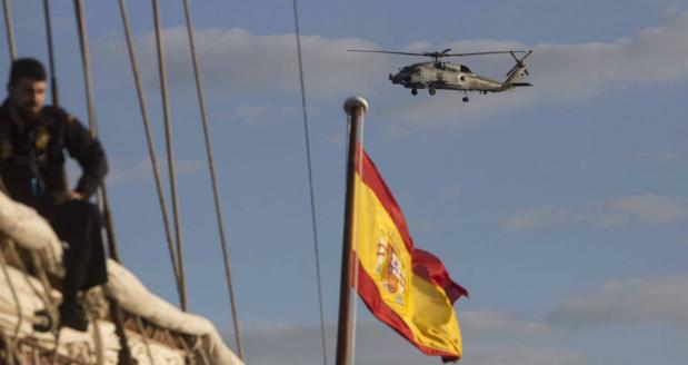 Encuentro en la mar camino de Las Palmas