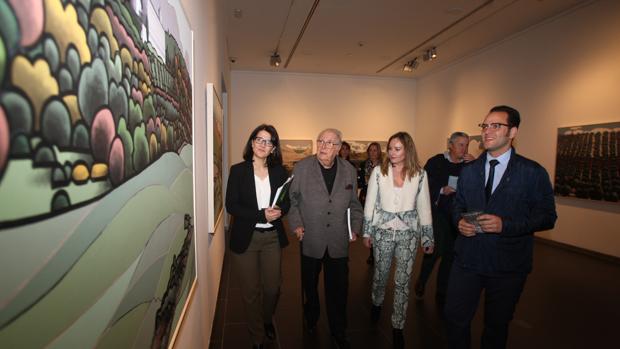 Eugenio Chicano presenta en Cádiz su visión de los 'Paisajes andaluces' con 32 óleos