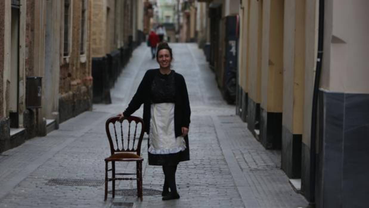 Sandra Gade, la actriz gaditana que protagoniza la obra 'Desde la otra orilla'