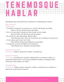 #TenemosQueHablar convoca a los &#039;community managers&#039; de la provincia de Cádiz