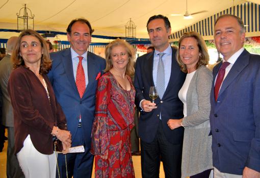 Patricia Ruiz-Mateos, Alfonso de la Calle, Macarena Rivero, Estanislao Mora-Figueroa, Marta Fernández del Riego y Joaquín Bohórquez