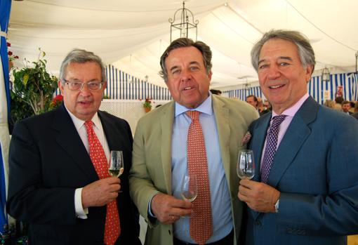 Javier Domecq, Lorenzo Díez y Javier Manrique