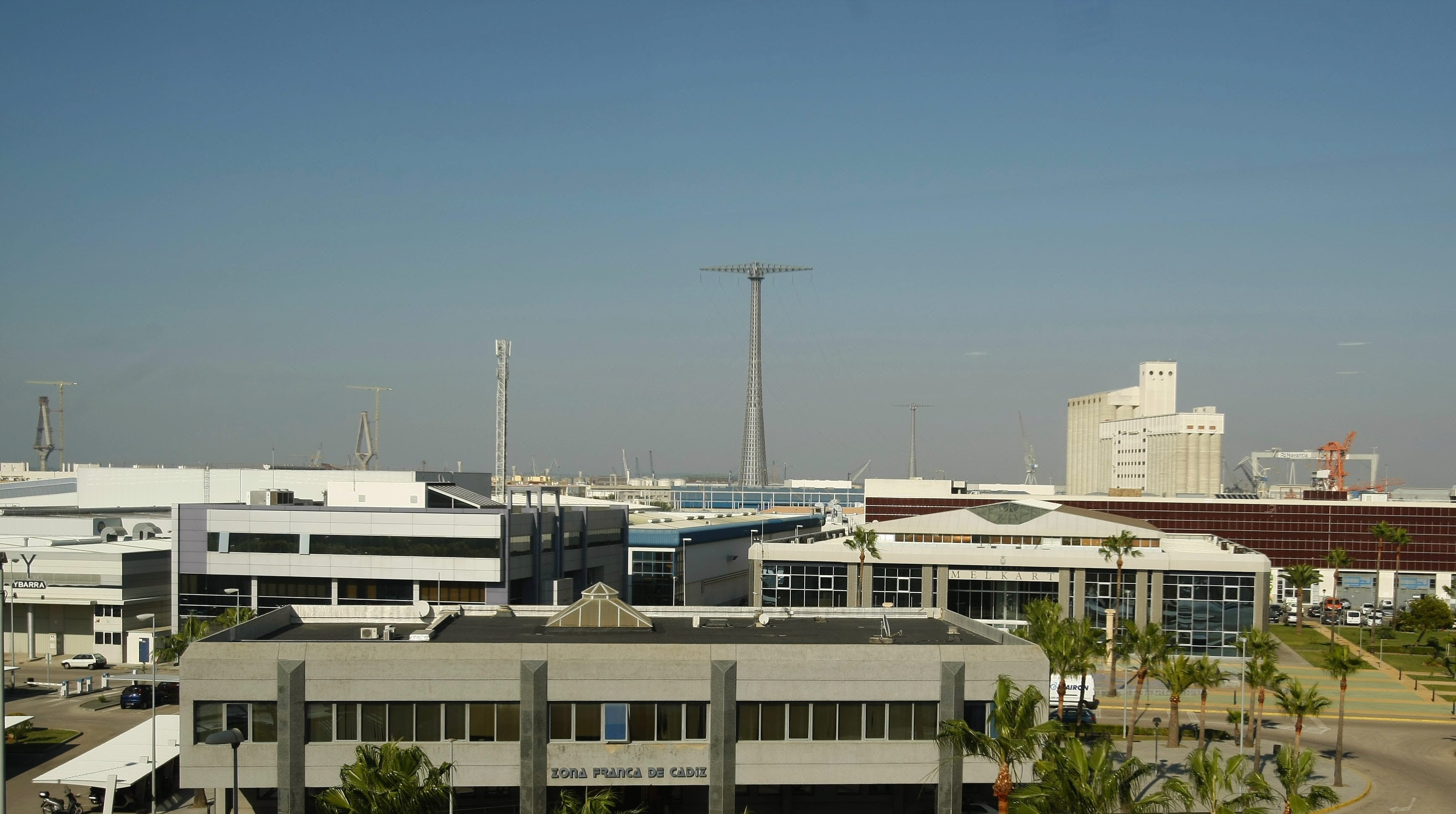 Oficinas centrales de Zona Franca en el recinto interior