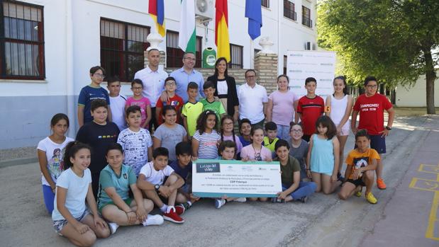 El colegio Palenque de Los Palacios y Villafranca, premio al reciclaje en la campaña La Liga del Vidrio