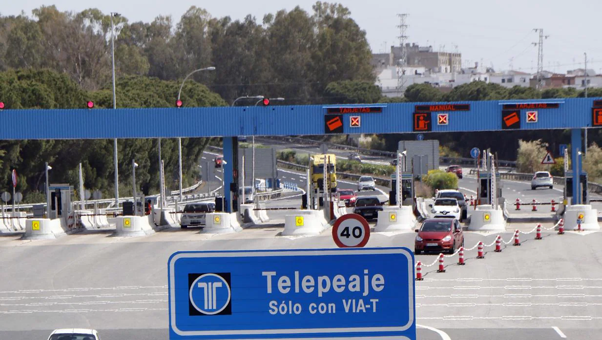 Autovía de peaje Sevilla-Cádiz, con 93 kilómetros que van desde Dos Hermanas a Puerto Real